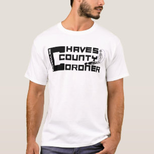 Roswell Coroner met Logo op achterzijde T-shirt