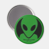 Roswell Crash, EST.1947 Magneet (Voorkant / Achterkant)