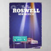 Roswell Extraterrestrial Highway-reisposter Poster (Voorkant)