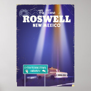 Roswell Extraterrestrial Highway-reisposter Poster