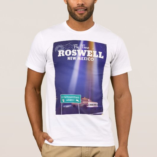 Roswell Extraterrestrial Highway-reisposter T-shirt (Voorkant)