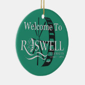 Roswell Georgia, vrolijk kerstfeest Y'all Ornament (Rechts)