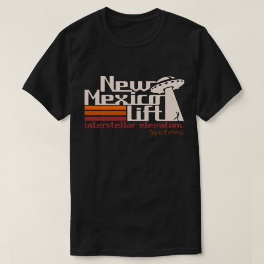 Roswell grappig nieuw mexico t-shirt (Design voorkant)
