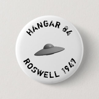 Roswell Hangar 84 badge Ronde Button 5,7 Cm