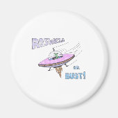 ROSWELL magnet (wit) (Voorkant)