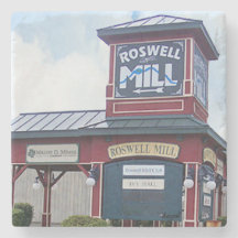 Roswell Mill Sign, Roswell Georgia,
