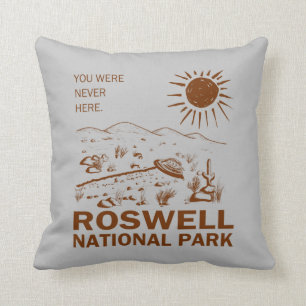Roswell Nationaal Park UFO Vliegende Schotel Buite Kussen