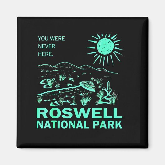 Roswell National Park New Mexico Magneet (Voorkant)