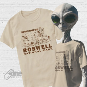 Roswell National Park UFO Flying Saucer Aliens T-shirt