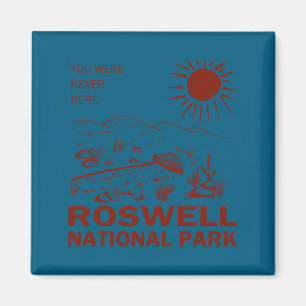 Roswell National Park Ufo Vliegende Kunst Magneet