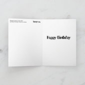 'Roswell', Never Forget' Birthday Card Kaart (Binnen)