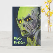 'Roswell', Never Forget' Birthday Card Kaart (Gele Bloem)