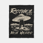 Roswell New Mexico 1947 Alien Abduction Ufo Crash Fleece Deken (Voorkant)