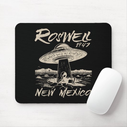 Roswell New Mexico 1947 Alien Abduction Ufo Crash Muismat (Met muis)