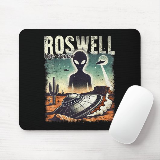 Roswell New Mexico 1947 Alien Abduction Ufo Crash  Muismat (Met muis)