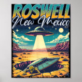 Roswell New Mexico 1947 Alien Abduction Ufo Crash  Poster (Voorkant)