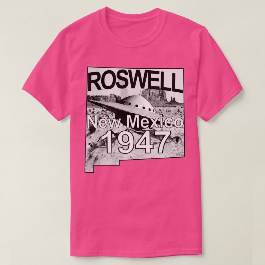 Roswell New Mexico 1947 s T-shirt (Design voorkant)