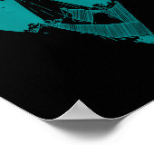 Roswell New Mexico 1947 Ufo Beam Flying Road Vinta Poster (Hoek)