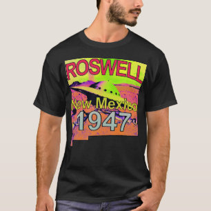 Roswell New Mexico 1947's Trippy Psychedelic Strop T-shirt