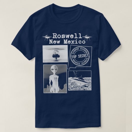 Roswell New Mexico 1 T-shirt (Design voorkant)