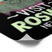 Roswell New Mexico Alien Head Funny Souvenir Quote Poster (Hoek)