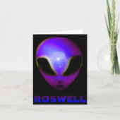 Roswell New Mexico Alien  Kaart (Voorkant)