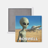 Roswell New Mexico Alien Magneet (Voorkant / Achterkant)