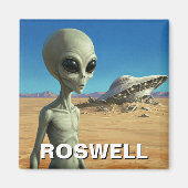 Roswell New Mexico Alien Magneet (Voorkant)
