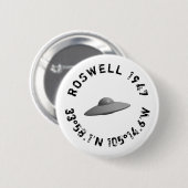 Roswell New Mexico badge Ronde Button 5,7 Cm (Voorkant /achterkant)
