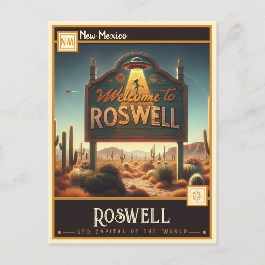 Roswell, New Mexico |  Briefkaart (Voorkant)
