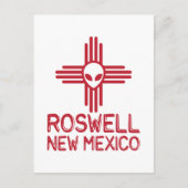 Roswell New Mexico Briefkaart (Voorkant)