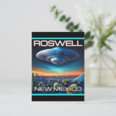Roswell New Mexico Briefkaart (Staand voorkant)