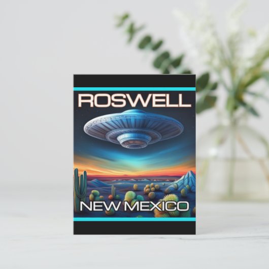Roswell New Mexico Briefkaart (Staand voorkant)