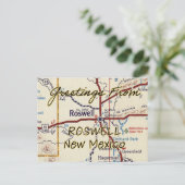 Roswell New Mexico  Briefkaart (Staand voorkant)
