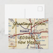 Roswell New Mexico  Briefkaart (Voorkant / Achterkant)