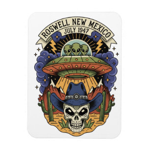 Roswell New Mexico Buitenaards Wezen Magneet