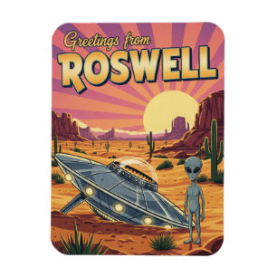 Roswell New Mexico Buitenaards Wezen Magneet