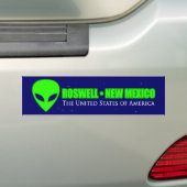 Roswell New Mexico Bumpersticker (Op auto)