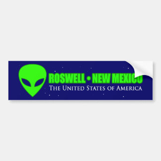 Roswell New Mexico Bumpersticker