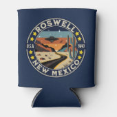 Roswell New Mexico Classic UFO Scenery Blikjeskoeler (Voorkant)