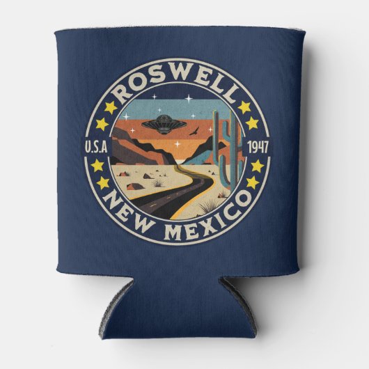 Roswell New Mexico Classic UFO Scenery Blikjeskoeler (Voorkant)