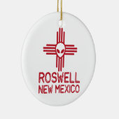 Roswell New Mexico Keramisch Ornament (Rechts)