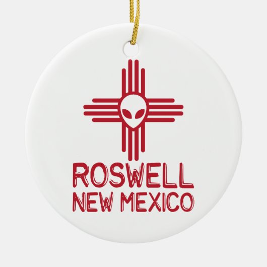 Roswell New Mexico Keramisch Ornament (Voorkant)