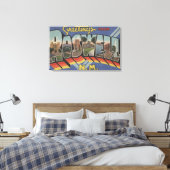 Roswell, New Mexico - Large Letter Scenes Canvas Afdruk (Insitu (Slaapkamer))
