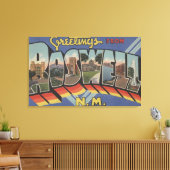 Roswell, New Mexico - Large Letter Scenes Canvas Afdruk (Insitu (Woonkamer))