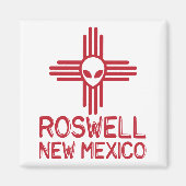 Roswell New Mexico Magneet (Voorkant)