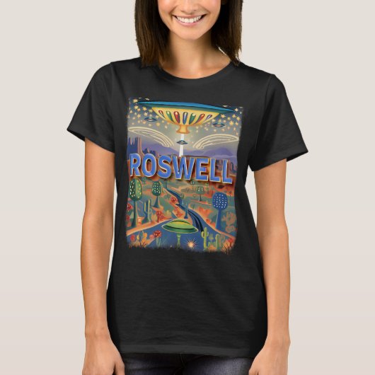 Roswell New Mexico Nm Extraterrestrial Encounter S T-shirt (Voorkant)