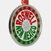 Roswell New Mexico rood groen ornament (Rechts)