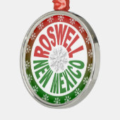 Roswell New Mexico rood groen ornament (Links)