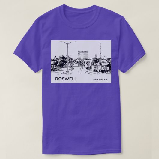 Roswell New Mexico T-shirt (Design voorkant)